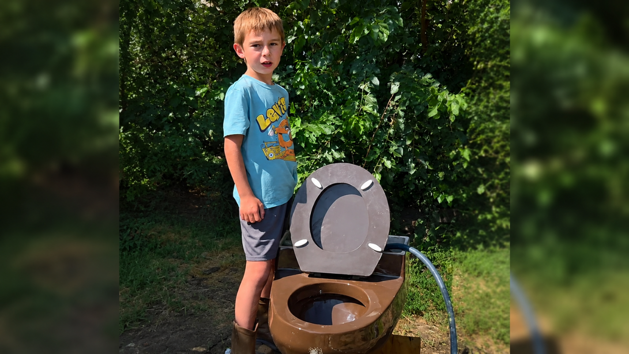 'The Toilet Kid': 9-year-old Washington boy tests toilet flushes, builds backyard station