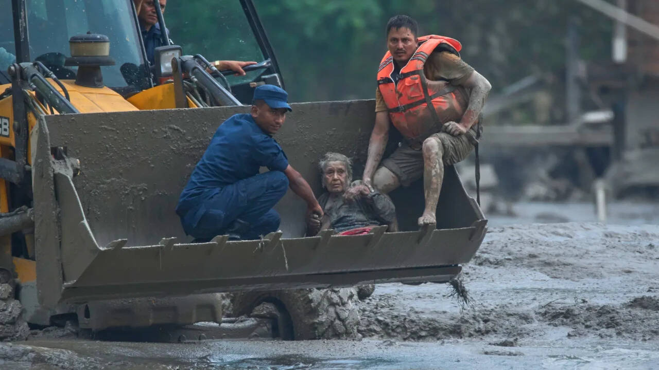 'Saw several bodies, animals in river': Nepal flood survivors