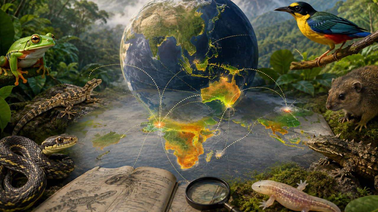 Scientists spent 100 years discovering animals, reshaping where we see Earth’s biodiversity hotspots