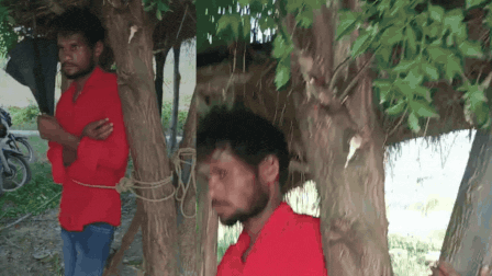 Man tied to tree, 'assaulted' by mob after visiting woman in UP; video emerges