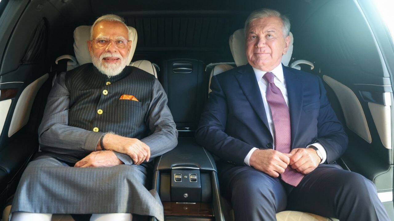 'Grateful for special gesture': PM Modi thanks Uzbek prez for warm welcome