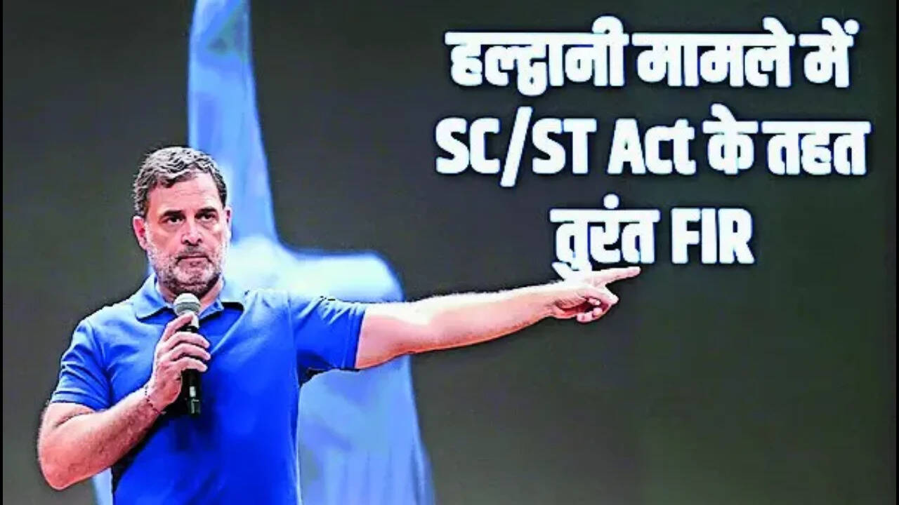 Congress & BJP clash over Haldwani ‘purification’ row, Rahul seeks FIR