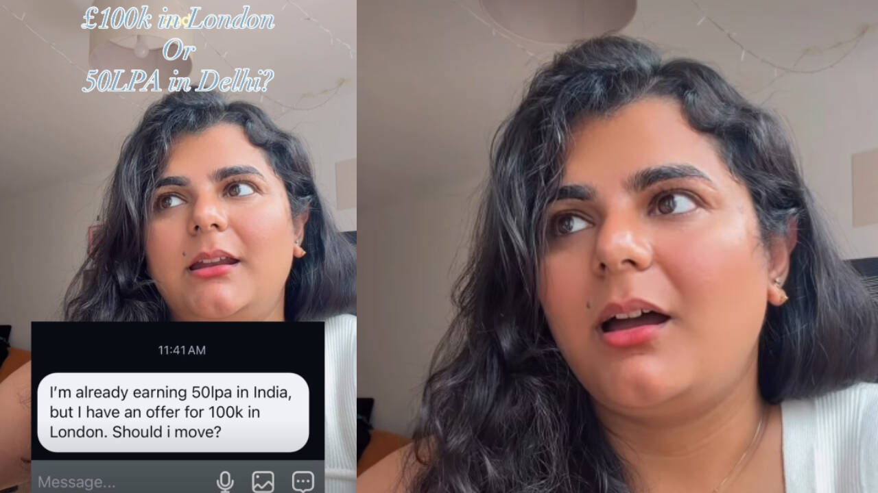 Rs 1.2 crore in London or Rs 50 lakh in Delhi? Indian woman reveals her choice