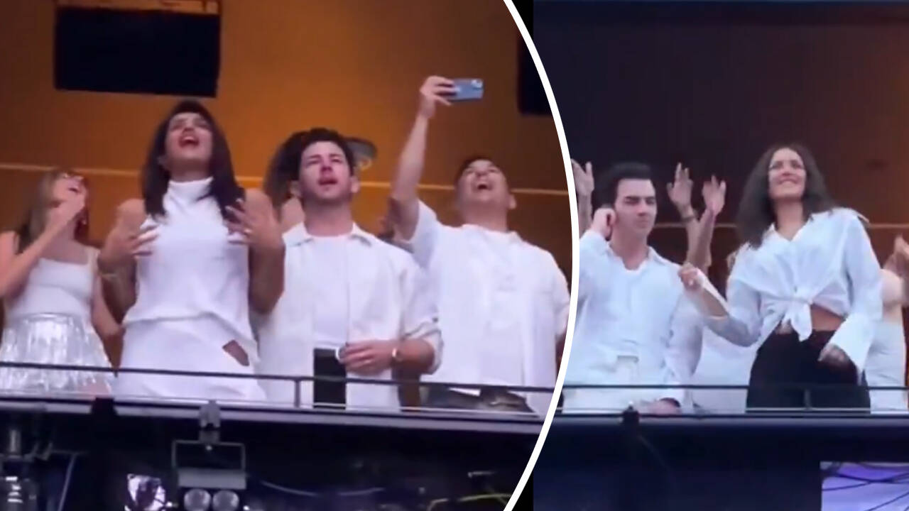 Nick-Priyanka get groovy at Backstreet Boys concert - WATCH