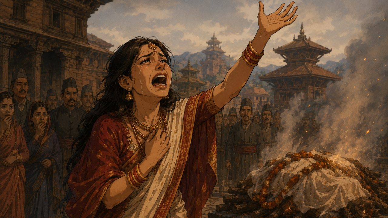 Why is Nepal called ‘ Sati le Sarape ko Desh’ or the land cursed by Sati