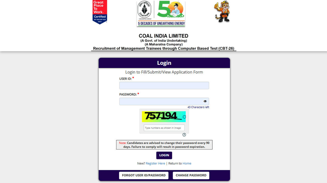 Coal India MT answer key 2026: Objection window open until September 3; check here