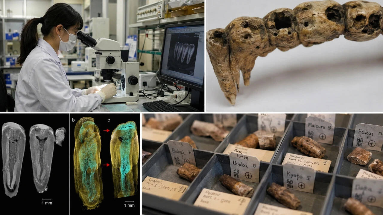 Osaka residents ate dozens of species in the 1600s, evidence stayed in teeth