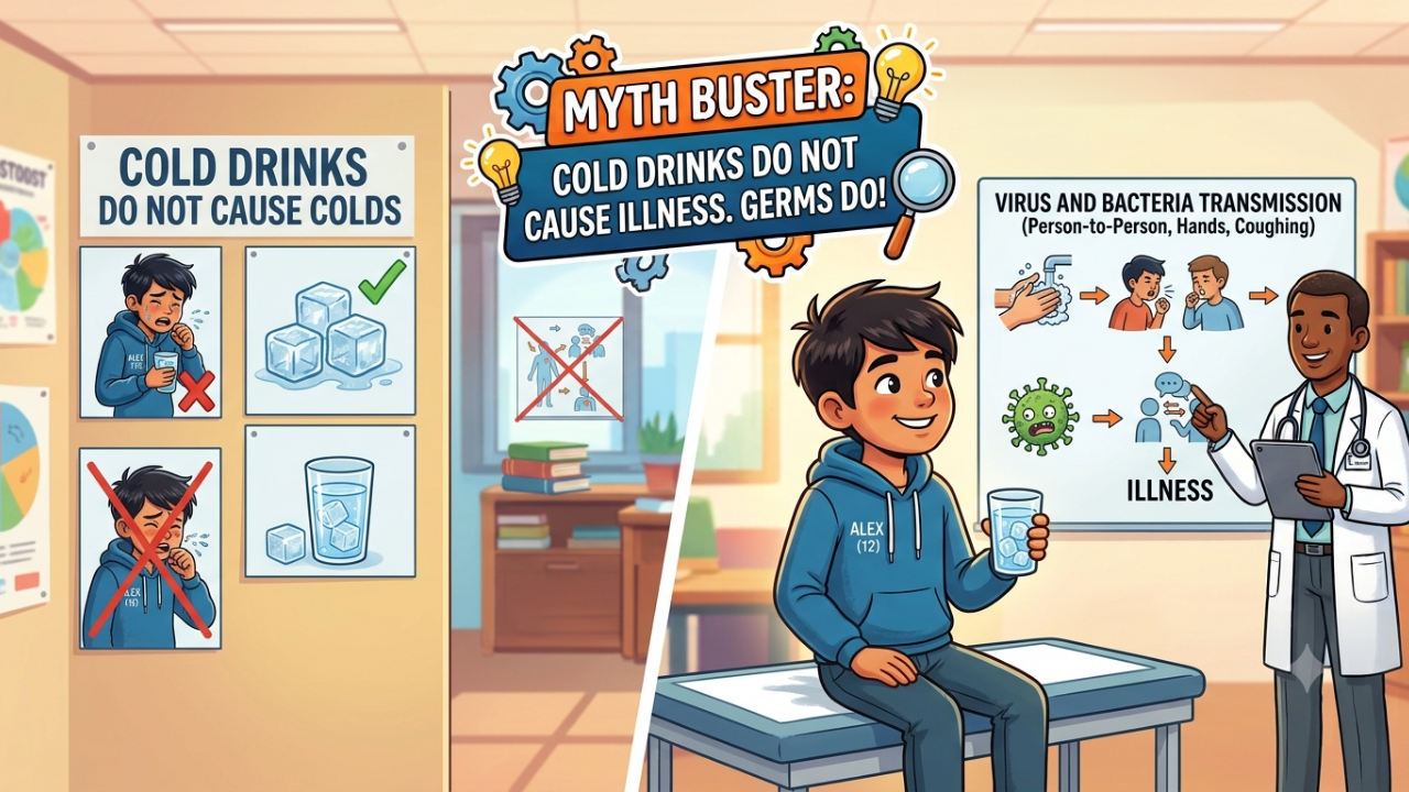 Myth buster: Can cold water really make you sick?