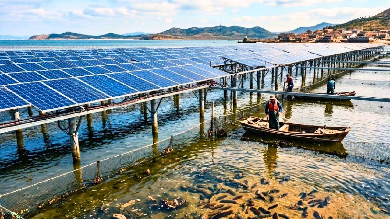 China’s solar panels reduced young sea cucumbers’ inactivity by 12 days