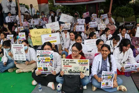 J&amp;K MBBS, BDS interns launch indefinite strike over low stipend, seek hike to Rs 30,000