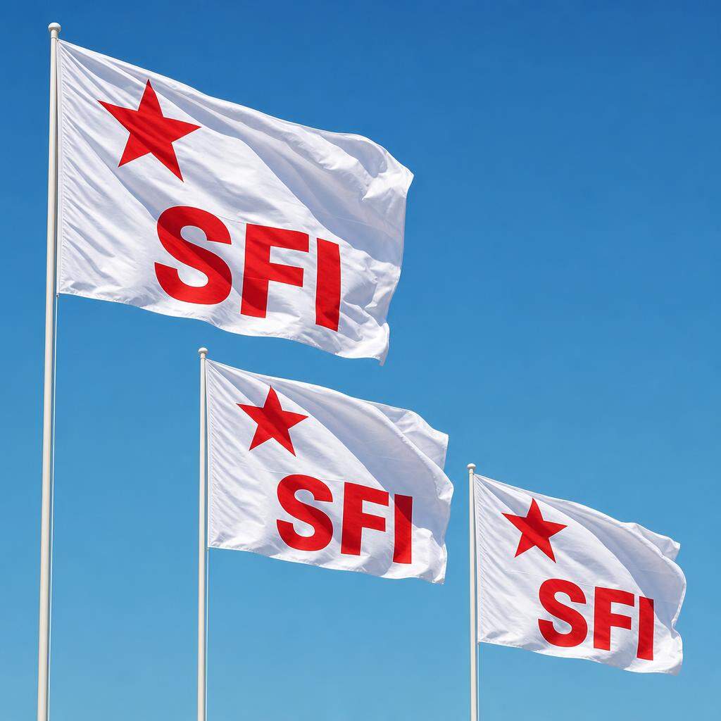 SFI protest march in Kerala University turns violent, reports of police lathicharge