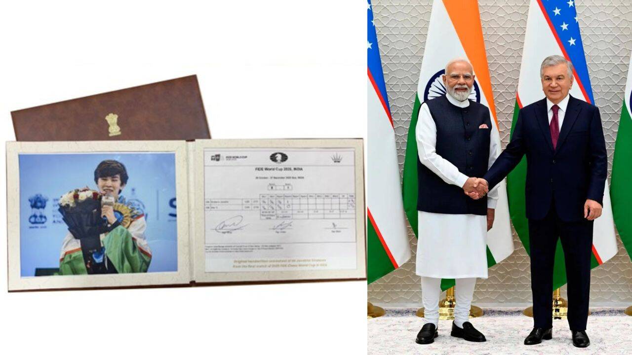 ‘Chess diplomacy’: AICF chief on PM Modi gifting Sindarov’s WC sheet to Uzbek prez
