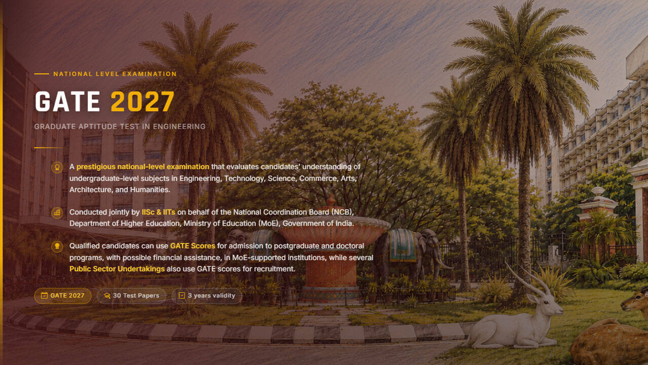 GATE 2027 registration starts today: IIT Madras adds Robotics &amp; Automation paper, check key dates