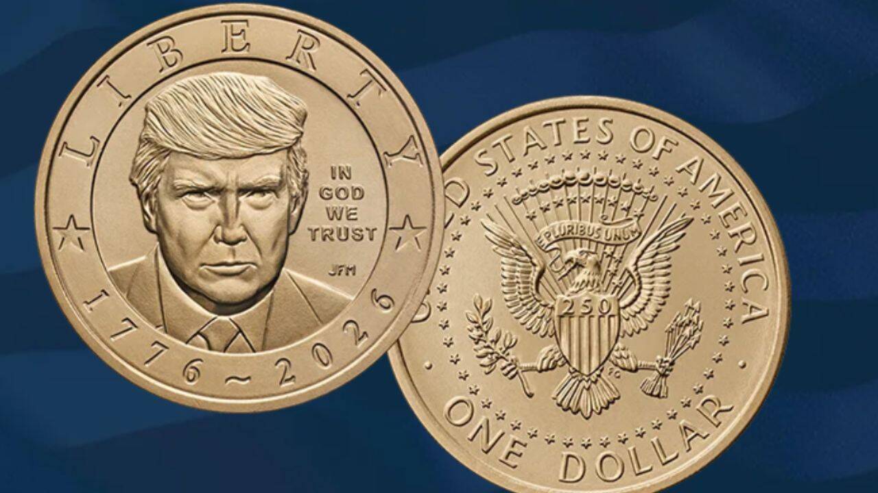 Trump’s $1 coin: Gold-finish coin featuring US president’s likeness to go on sale
