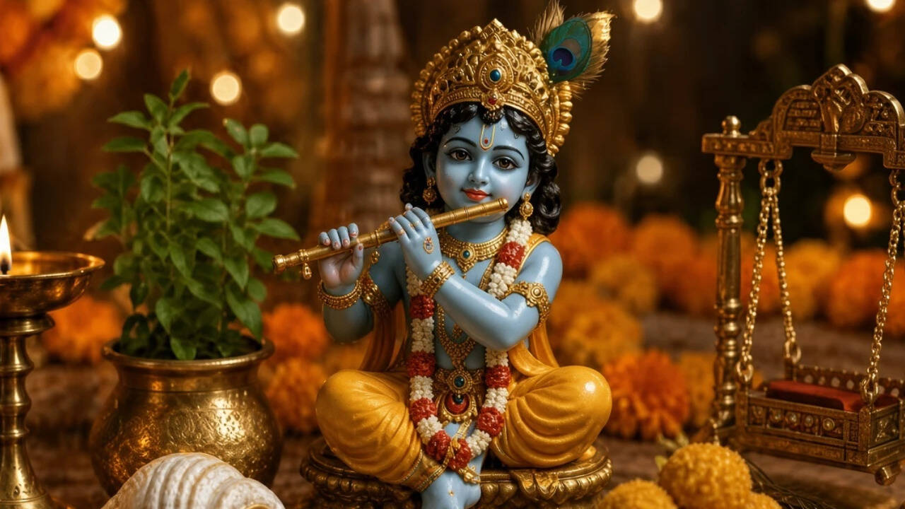 Mumbai gears up with midnight abhishek, chhappan bhog to mark Lord Krishna’s 5,253rd birthday