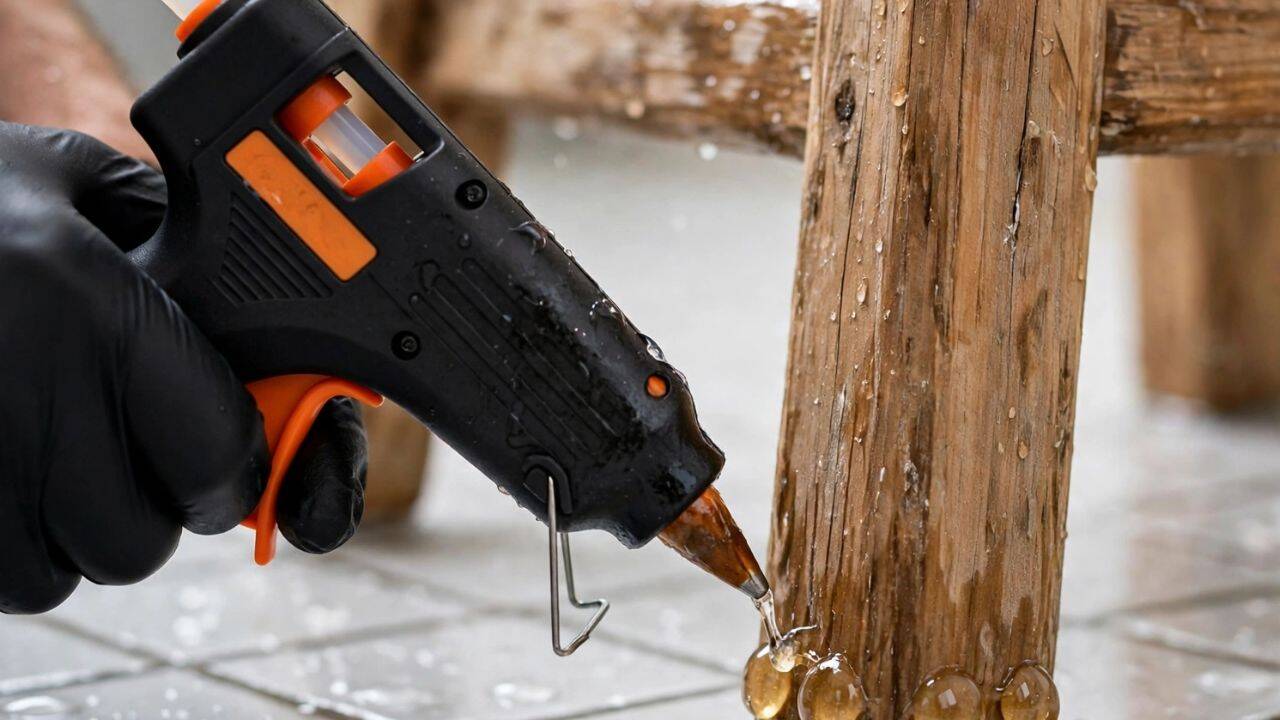 This DIY hot-glue trick could make a slippery bathroom stool grip better; but there’s a catch
