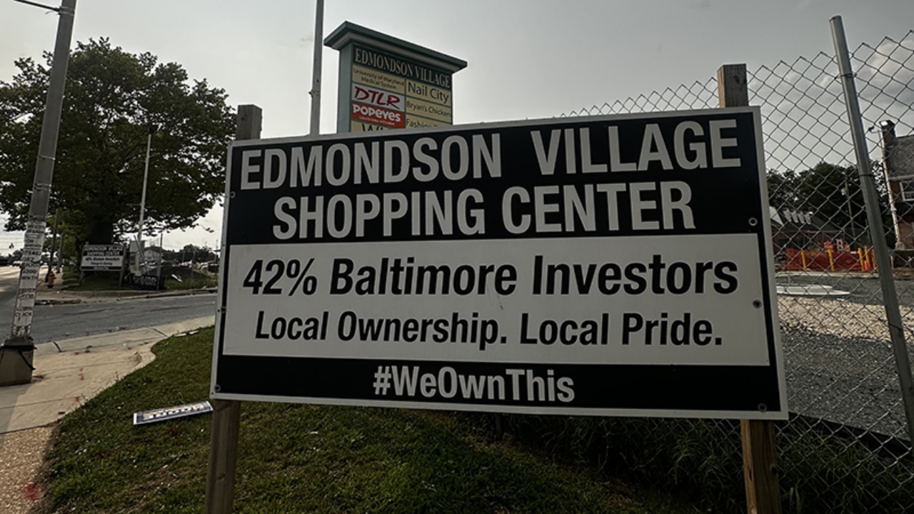 Baltimore shopping centre rebounds as 200 community investors take ownership, with 10 new leases and 100+ jobs