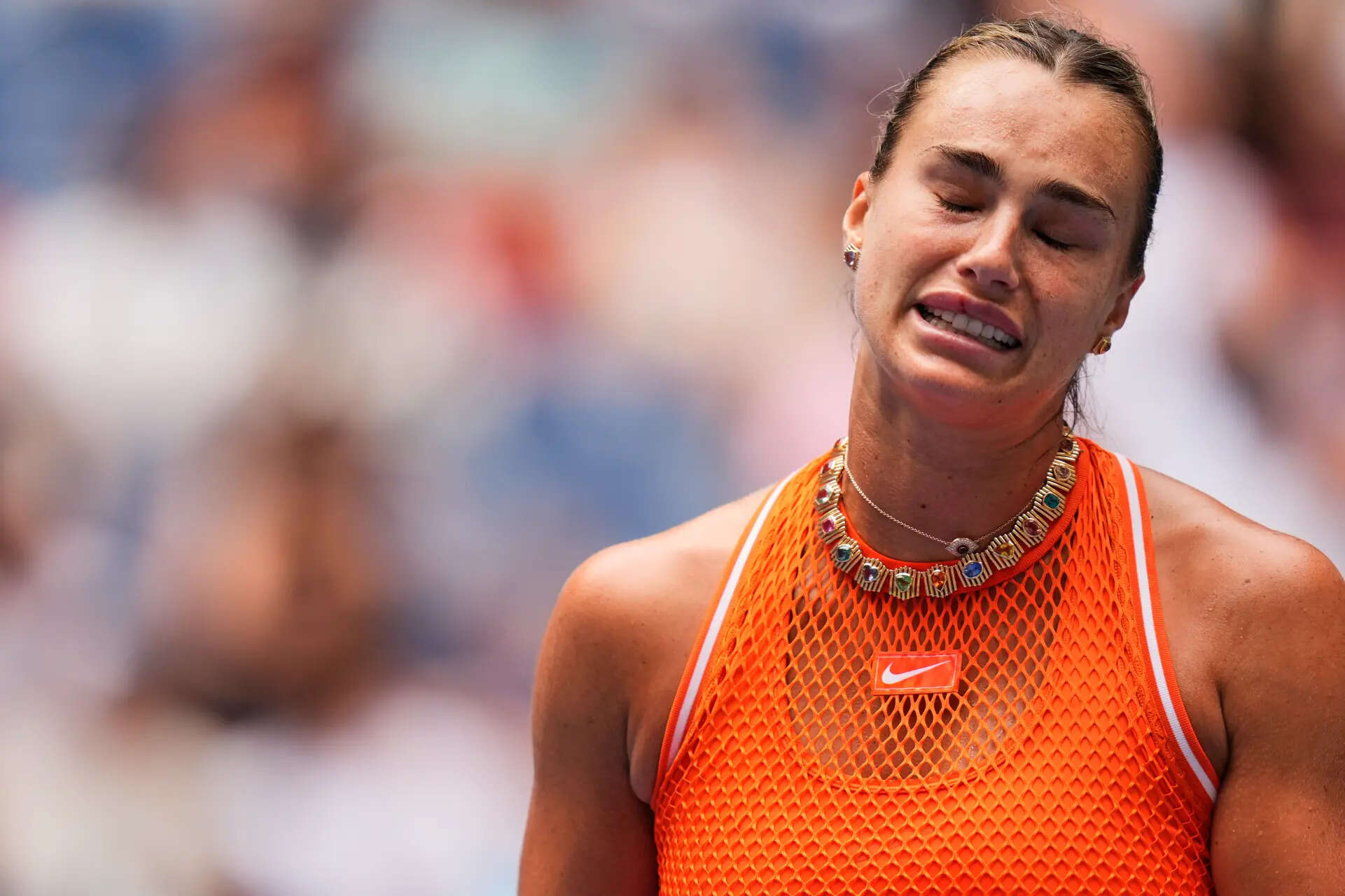 Aryna Sabalenka says she might ‘get high’ after weed smell stops US Open match