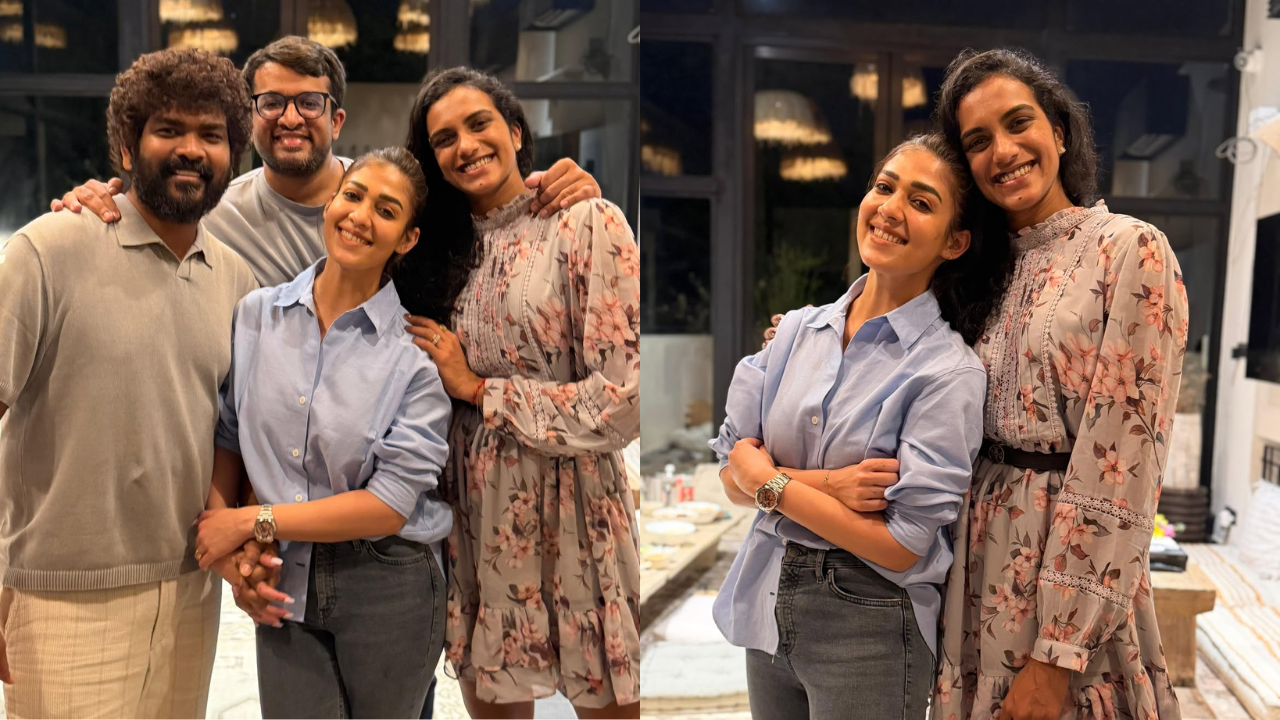 PV Sindhu shares special dinner with Nayanthara and Vignesh Shivan