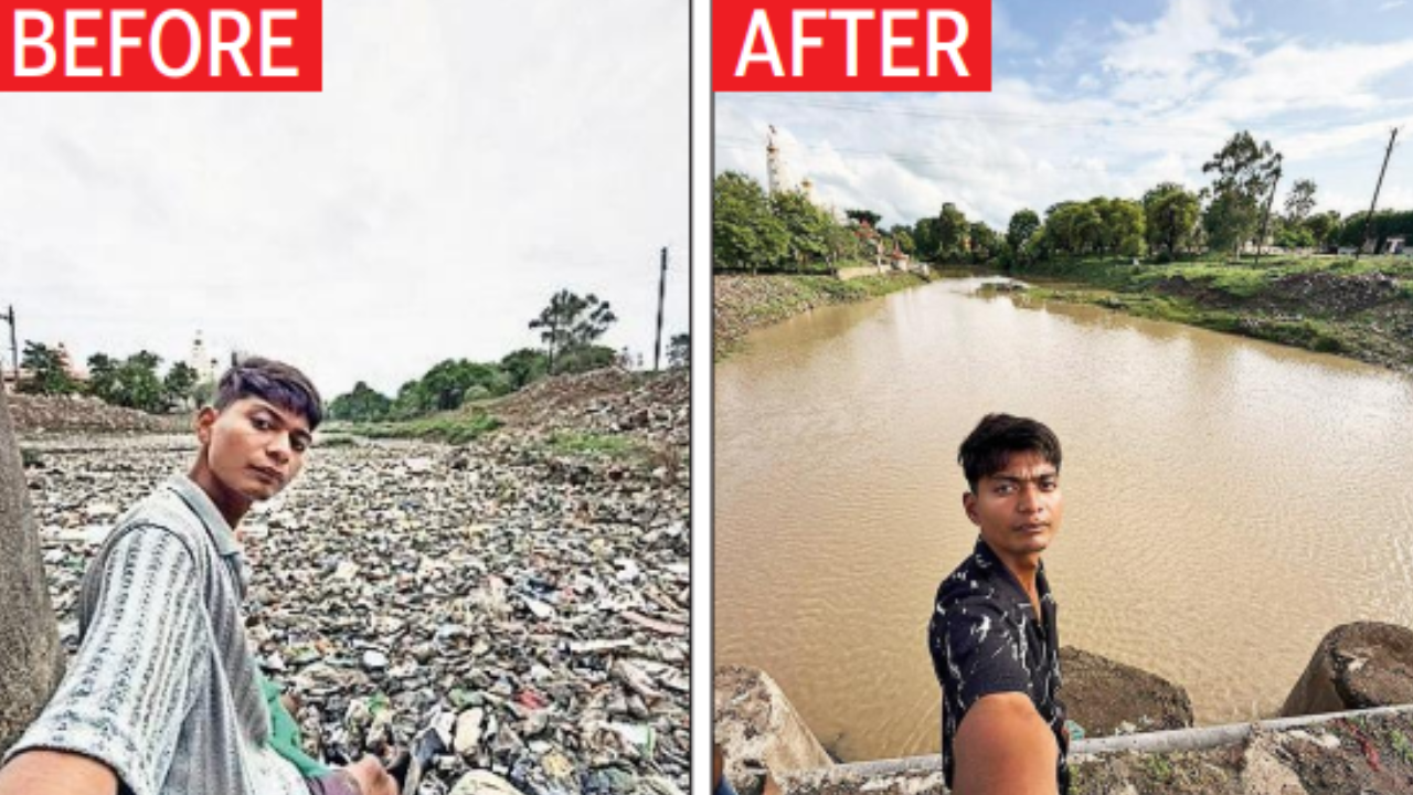 With bare hands, lone warrior 'Bittu Tabahi' cleans up dumpyard of a river