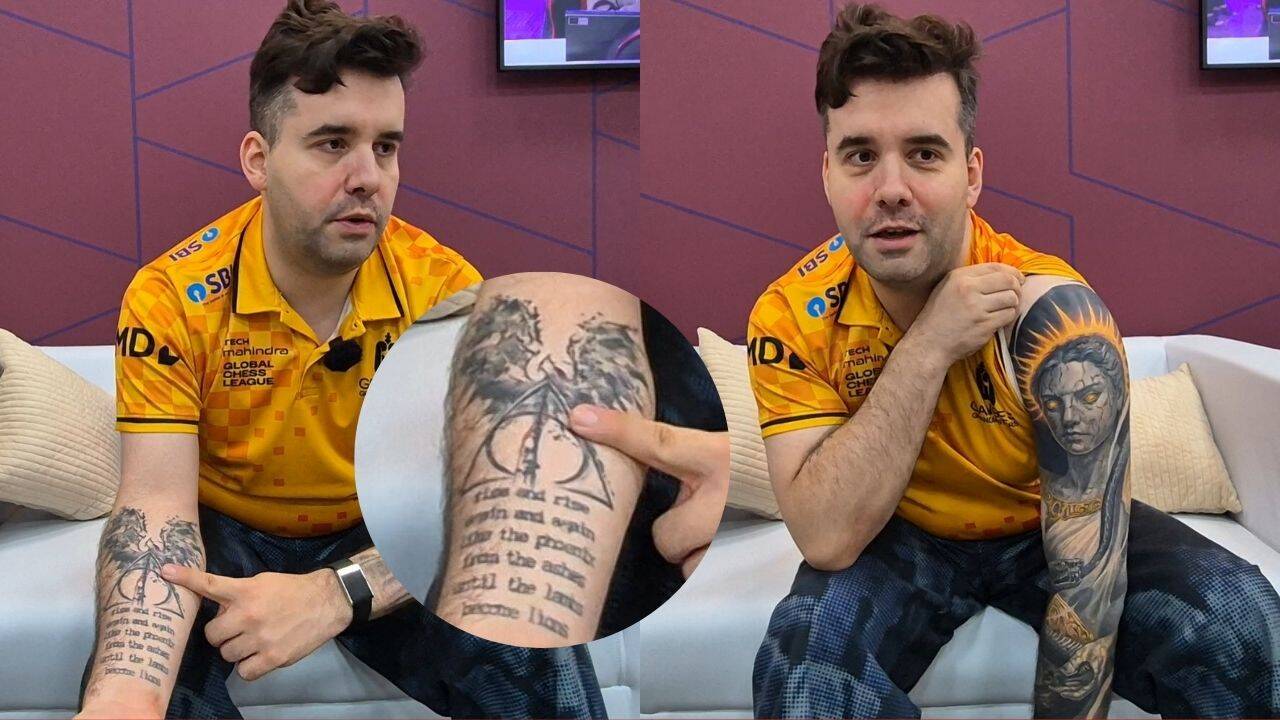 ‘Fed up’: The story behind Russia No. 1 Ian Nepomniachtchi’s tattoos