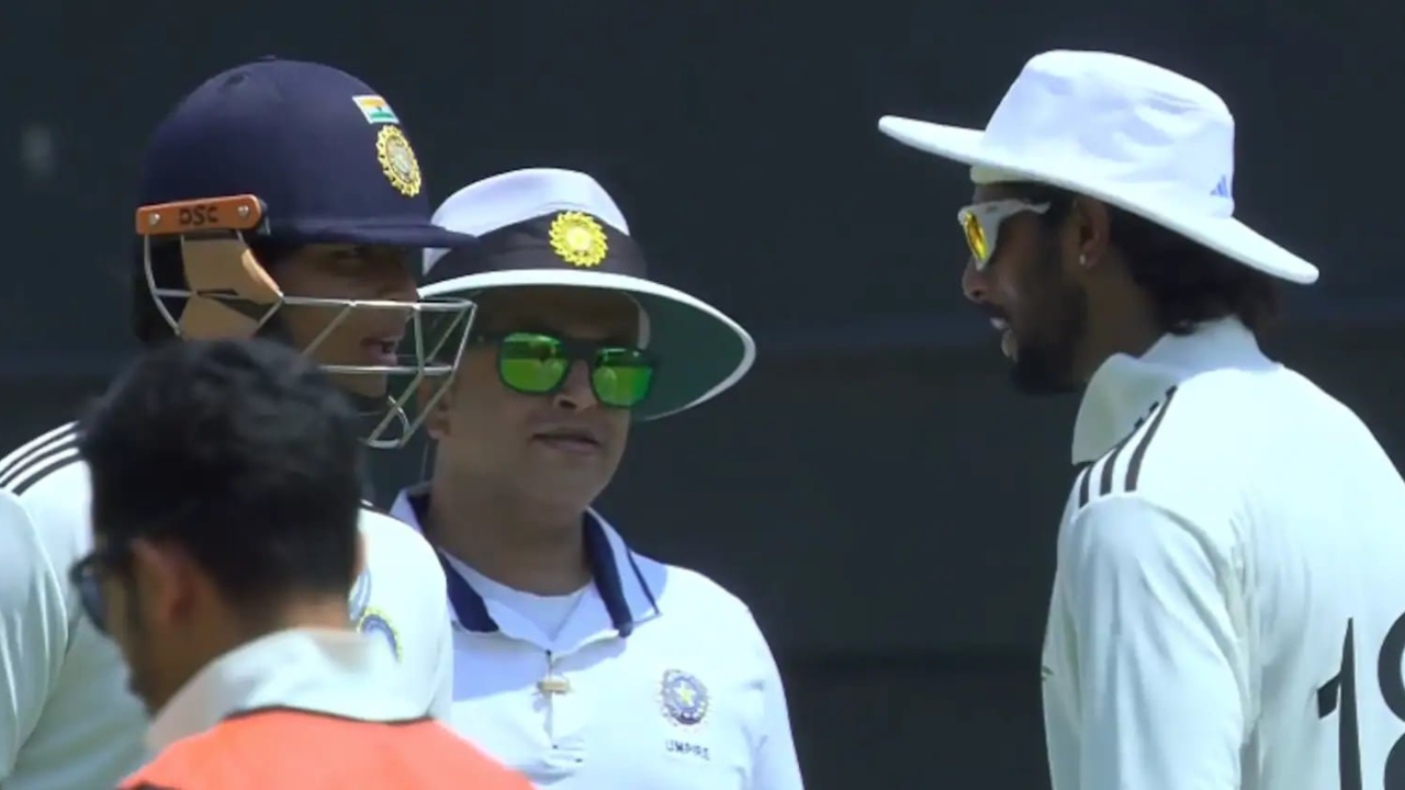 Watch: Tilak Varma’s intense exchange with Vaibhav Sooryavanshi in Duleep Trophy final