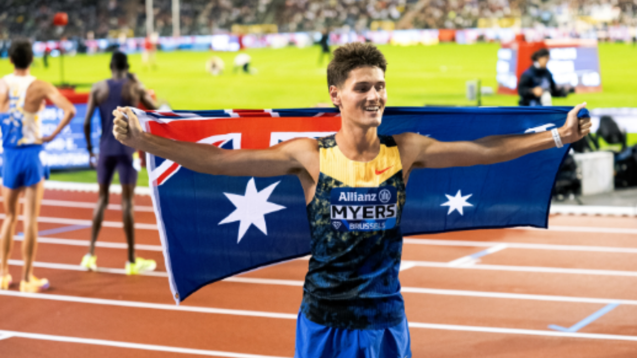 Cameron Myers, 20, beats two Olympic champions to win Diamond League 1,500m final in 3:30.14 race