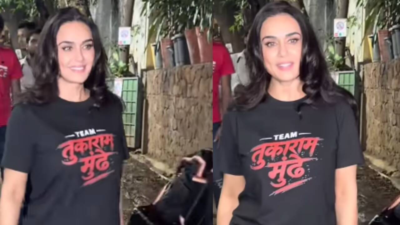 Preity Zinta wears 'Team Tukaram Mundhe' t-shirt, netizens react