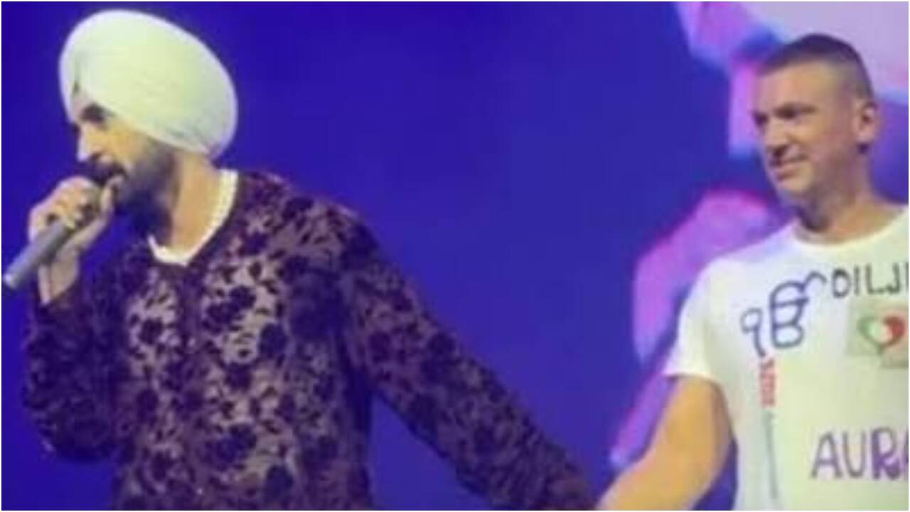 Diljit explains Ik Onkar: singer gently corrects fan on T-shirt