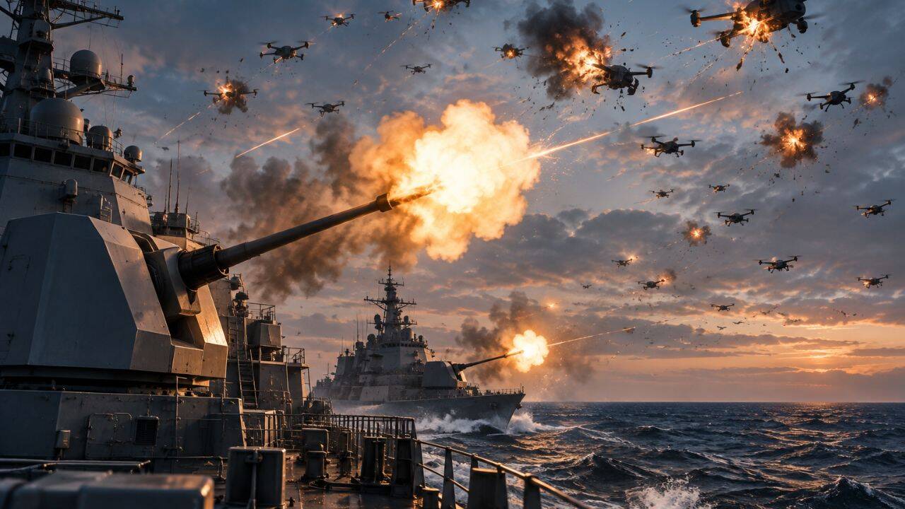 China eyes huge naval guns to crush small drones as Trump brings back big battleships