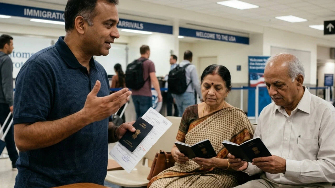 Parents came to US for 5 months, officer allowed only 2 months as father has a job in India: NRI shares parents' entry experience, seeks advice