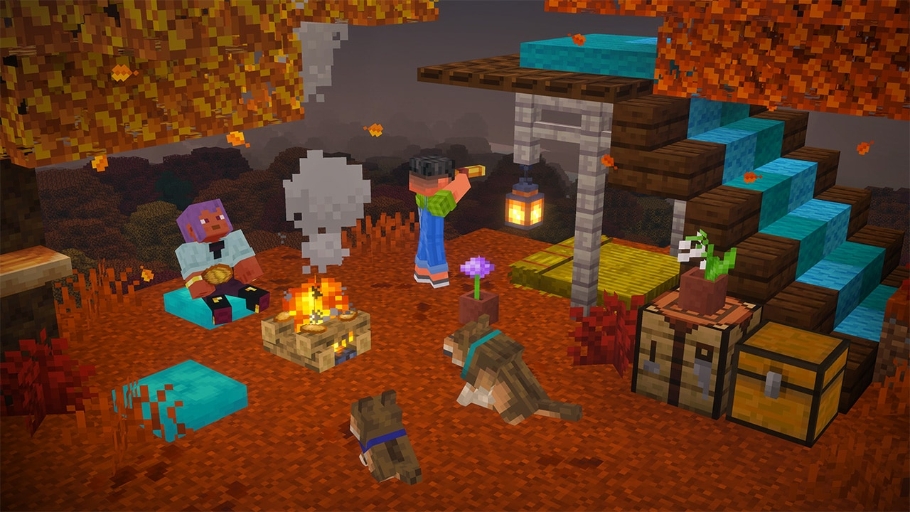 Five Wilderness Bound Features: Mojang details camping-focused update; autumn aesthetic and builds