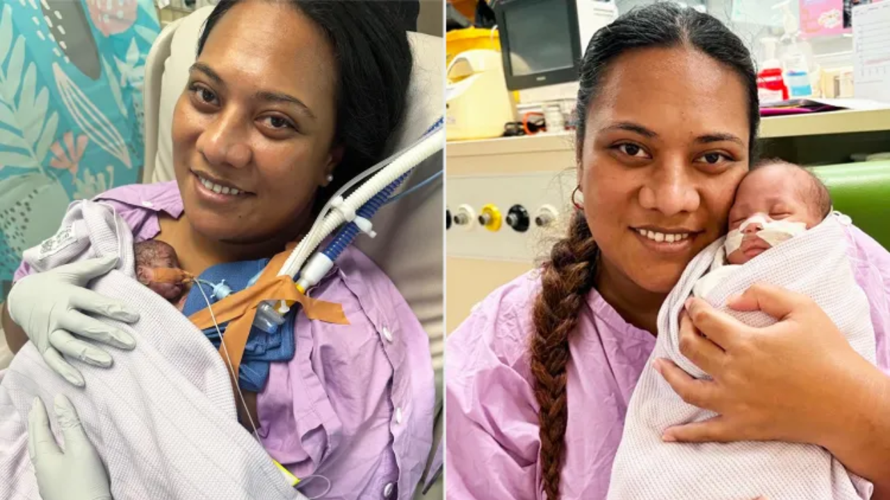 An Australian woman learned she was pregnant and could give birth ‘any day’ within 24 hours