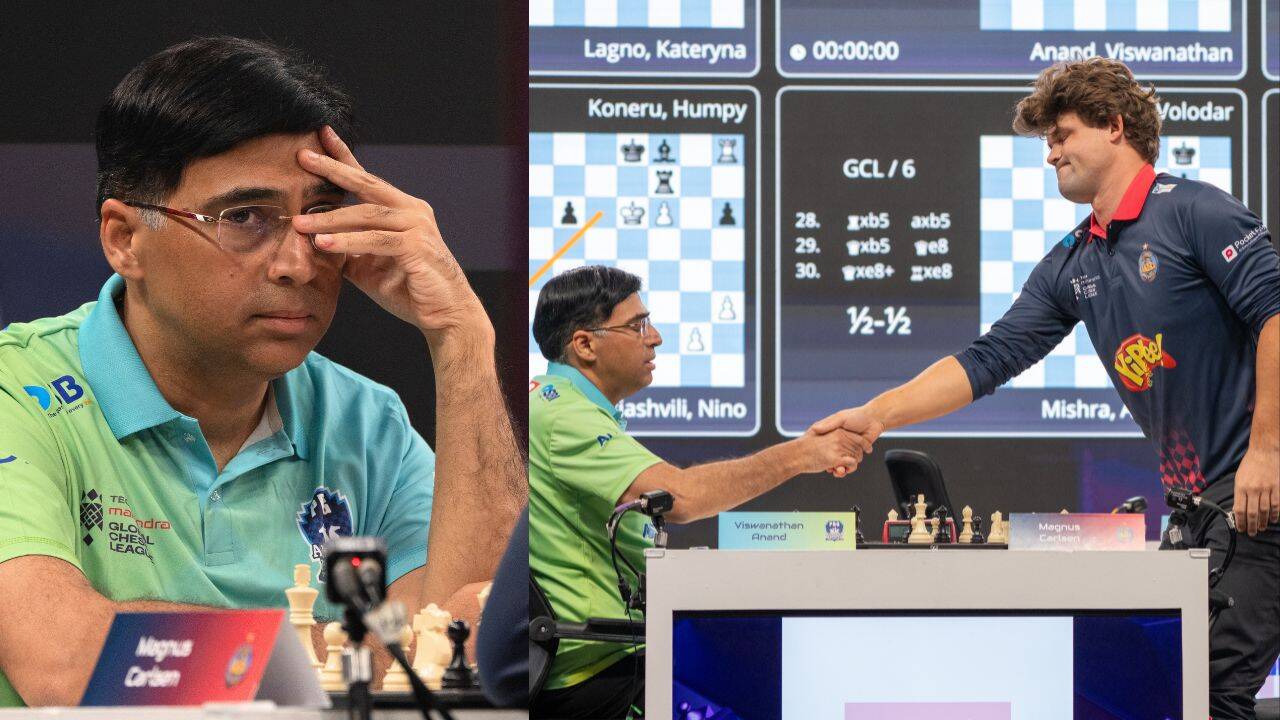 'That was a pity': V Anand loses on time to Carlsen, who lauds India's 'love for chess'