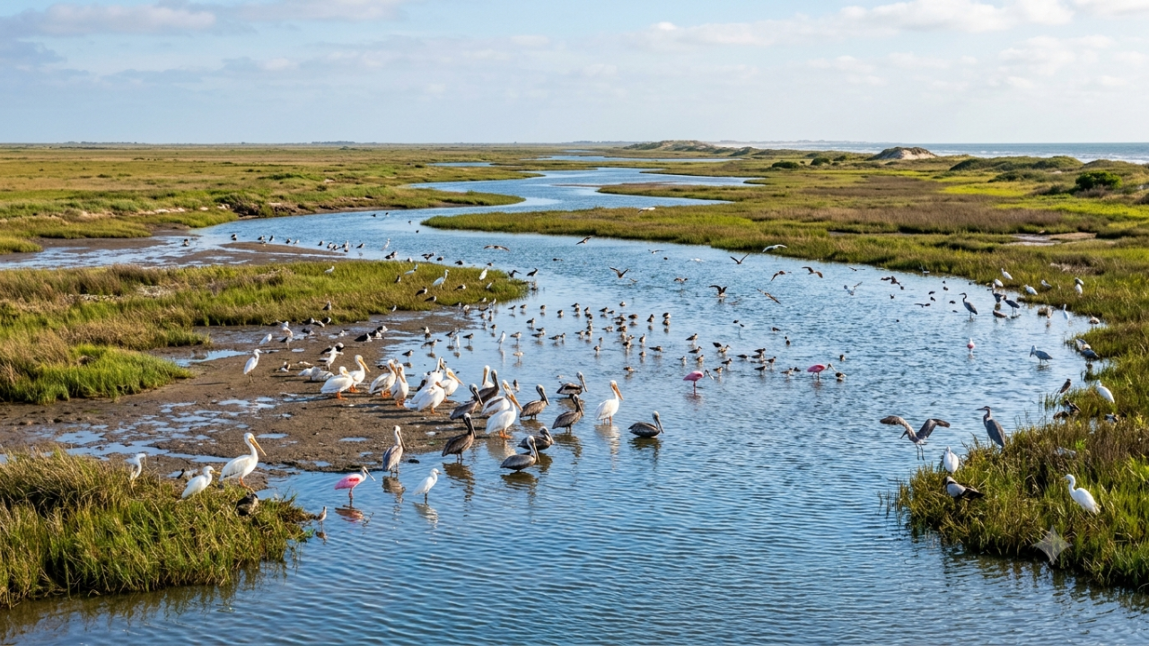 Texas’ Bahia Grande stayed dry for 70 years before tides brought wildlife back