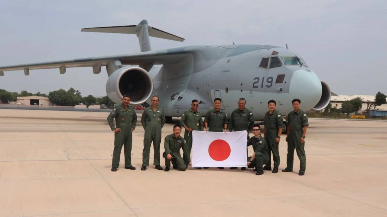 Japan’s F-2 fighters arrive in India ahead of Veer Guardian-2026 exercise