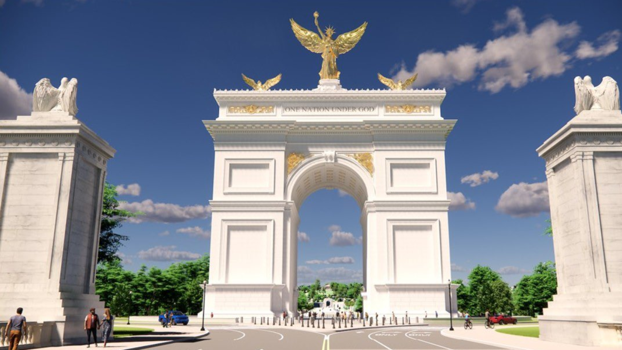 US Democrat urges House Speaker to sue Trump admin over triumphal arch, says Congress never approved funds