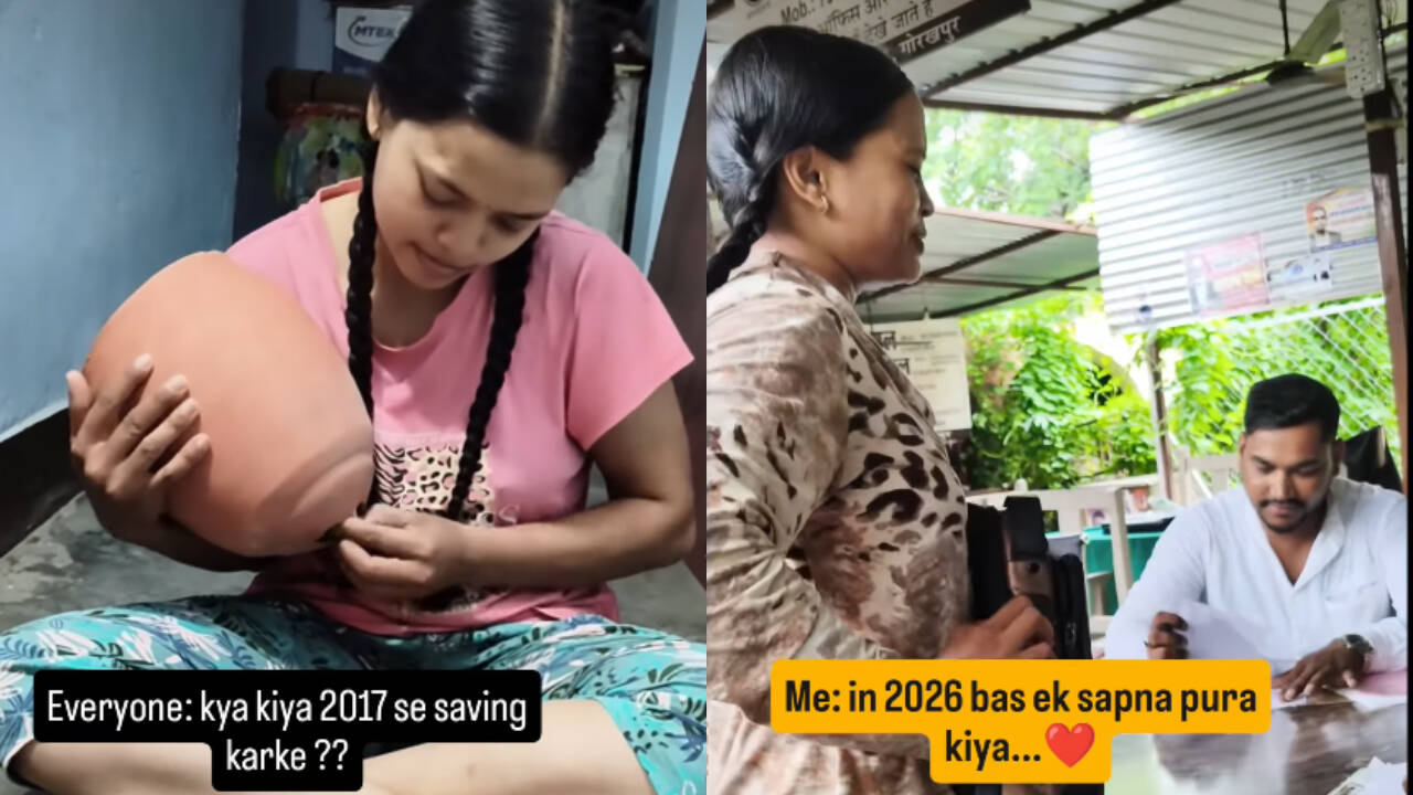 Gen Z woman saves money, gold in gullak for nine years, buys land in her own name