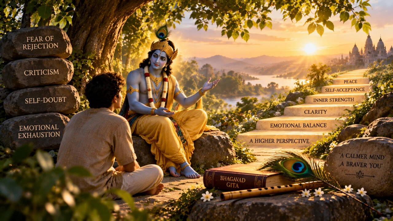 Set Boundaries Without Fear: Gita verse guides steadiness over people-pleasing; protects peace