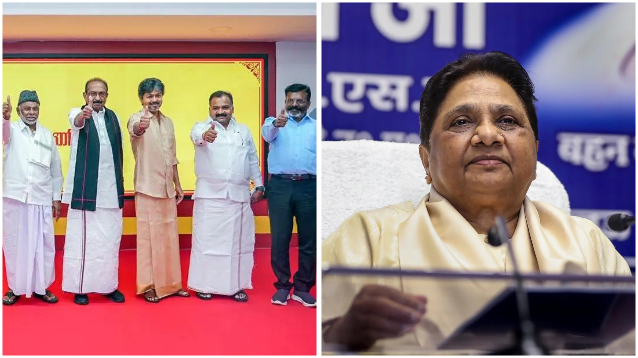 Evening news wrap: Vijay-led TVK alliance gets official name; Mayawati puts condition on nephew’s party role & more