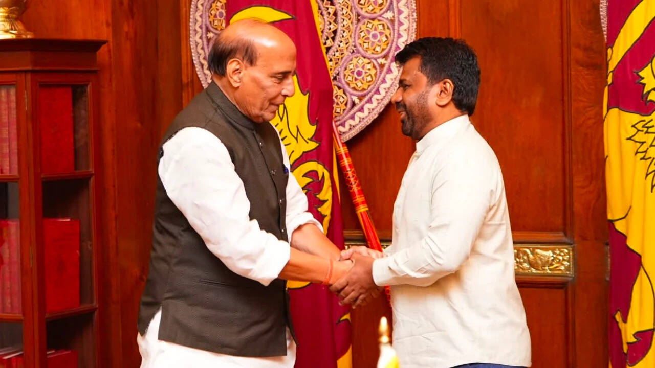 India considers it a responsibility, not a favour, to provide aid to Sri Lanka as first responder: Rajnath to president Dissanayake