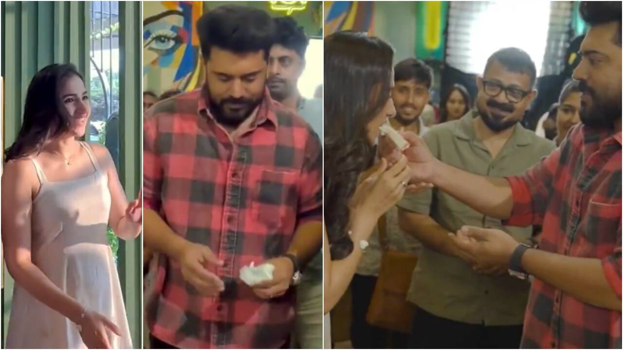 Nivin welcomes Rukmini to 'NP 51' with Mysore Pak