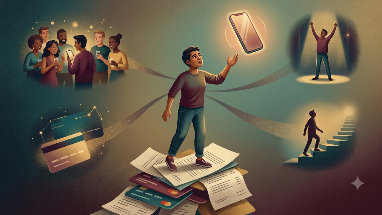 Why people buy iPhones they can't comfortably afford: The psychology of status, social comparison and wanting to feel successful