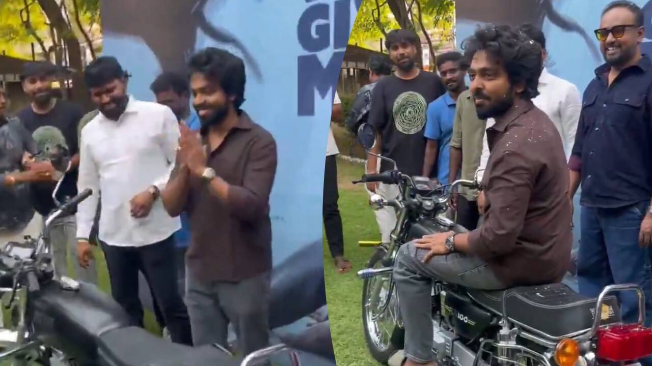 ‘Immortal’ makers surprise GV Prakash with luxury bike and new watch