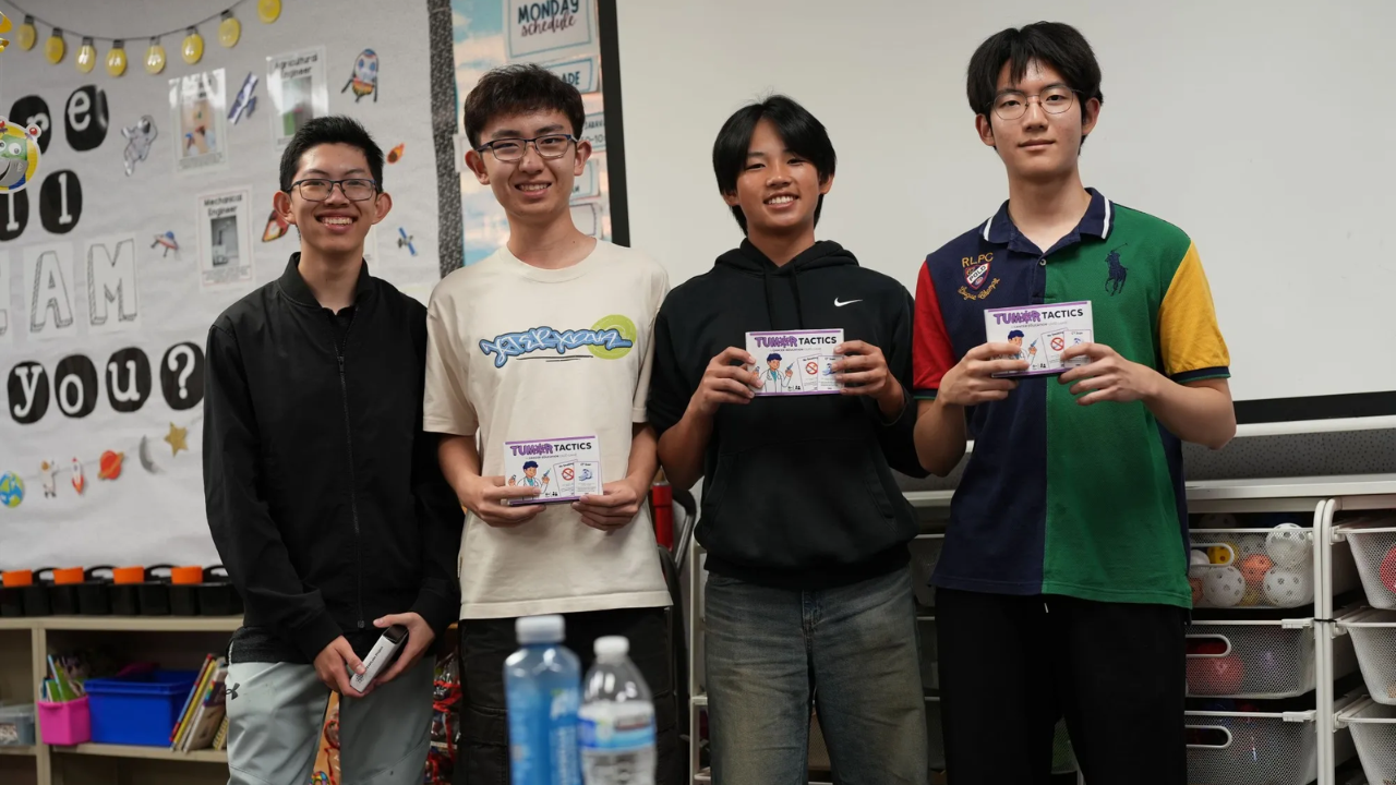 Teen Uses Cancer Game: Daniel Zhang turns Tumor Tactics into learning tool; reaches 1,500 K-8 students