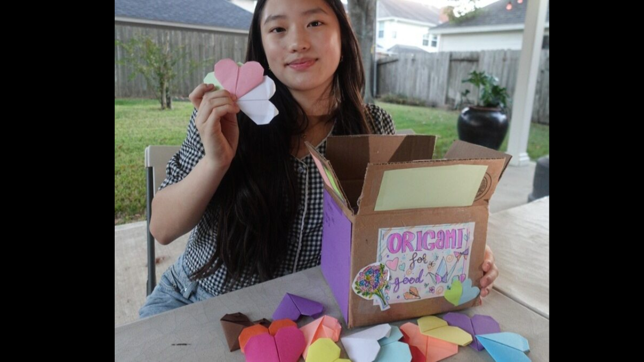 Meet Vivian Liu, the 17-year-old who turned origami into a kindness movement across 50 nations