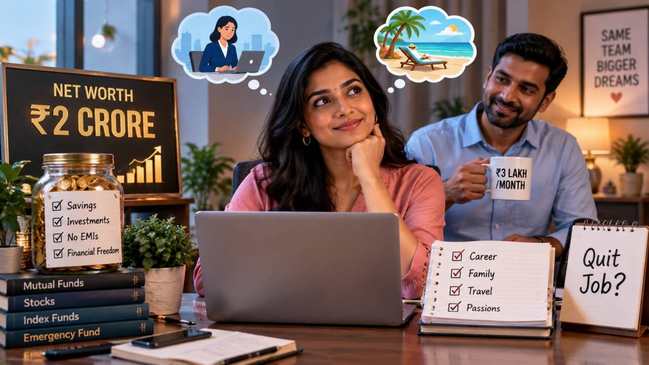 Rs 2 crore net worth at 28; husband earns Rs 3 lakh, woman asks if she should quit job