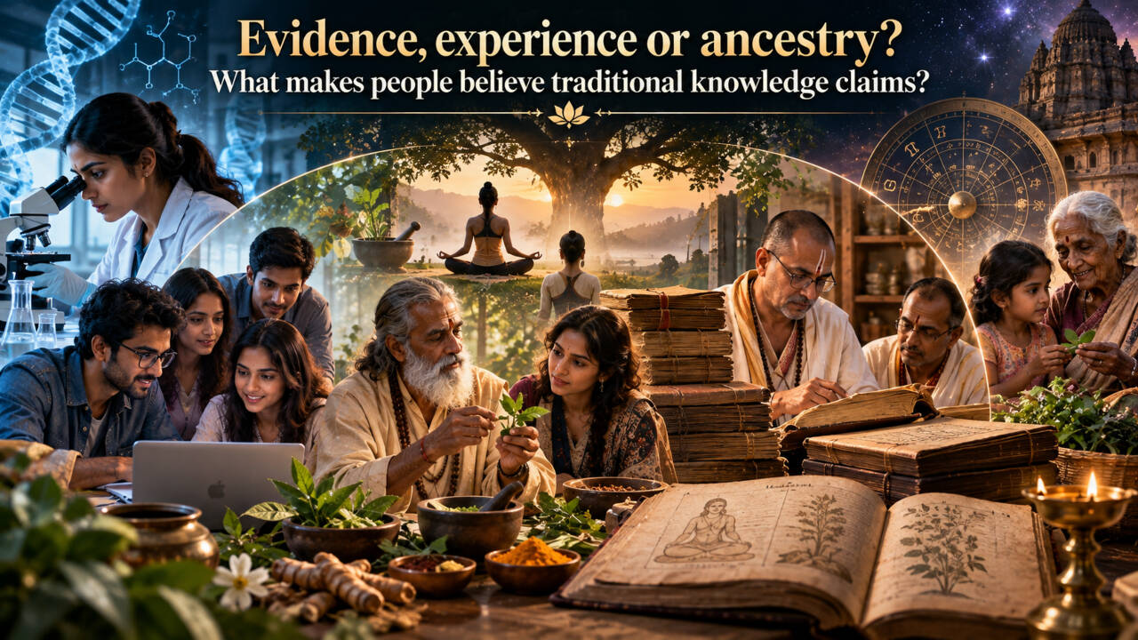 IKS Credibility Study: Public backs scientific proof; experts trust classical texts