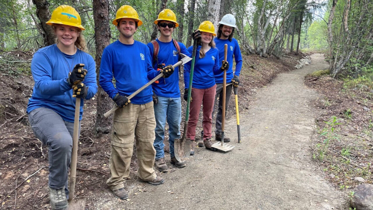 Alaska crew restores former fuel site with new trails and native landscape