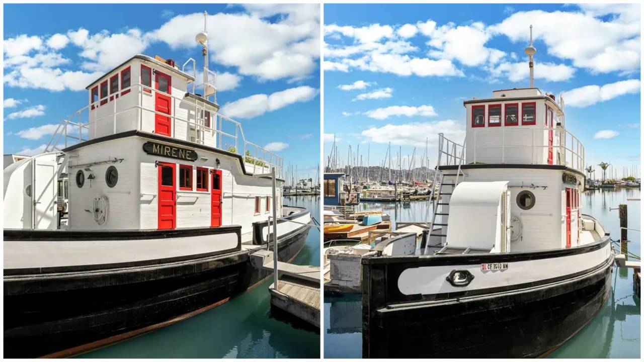 Bay Area couple's $8K 1912 tugboat now $1M Sausalito home after $800K cut